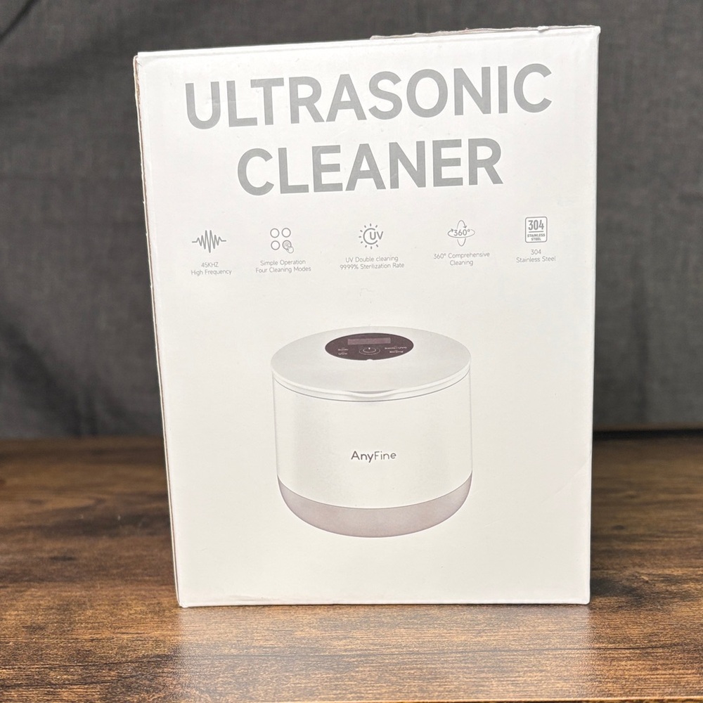 Anyfine Ultrasonic Cleaner in White